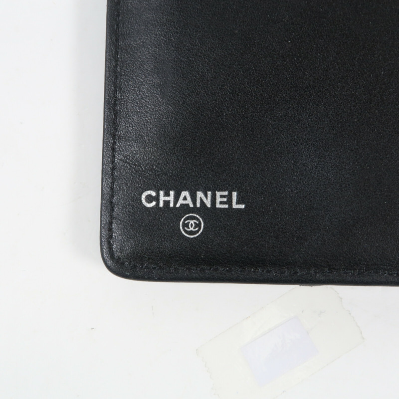 CHANEL 牛皮皮革Long Wallet金扣長錢包-6