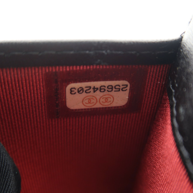 CHANEL 牛皮皮革Long Wallet金扣長錢包-7