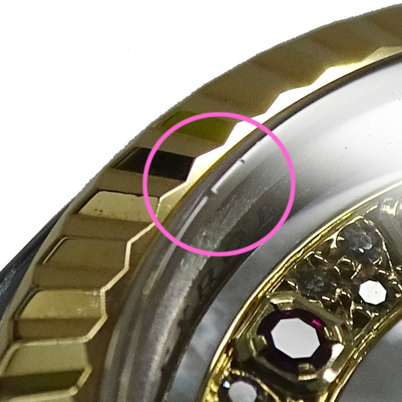 Rolex Datejust 179173NMR G 系列女士手錶,貝殼錶殼,鑽石,紅寶石,自動,不鏽鋼,黃金,黃色拋光-10