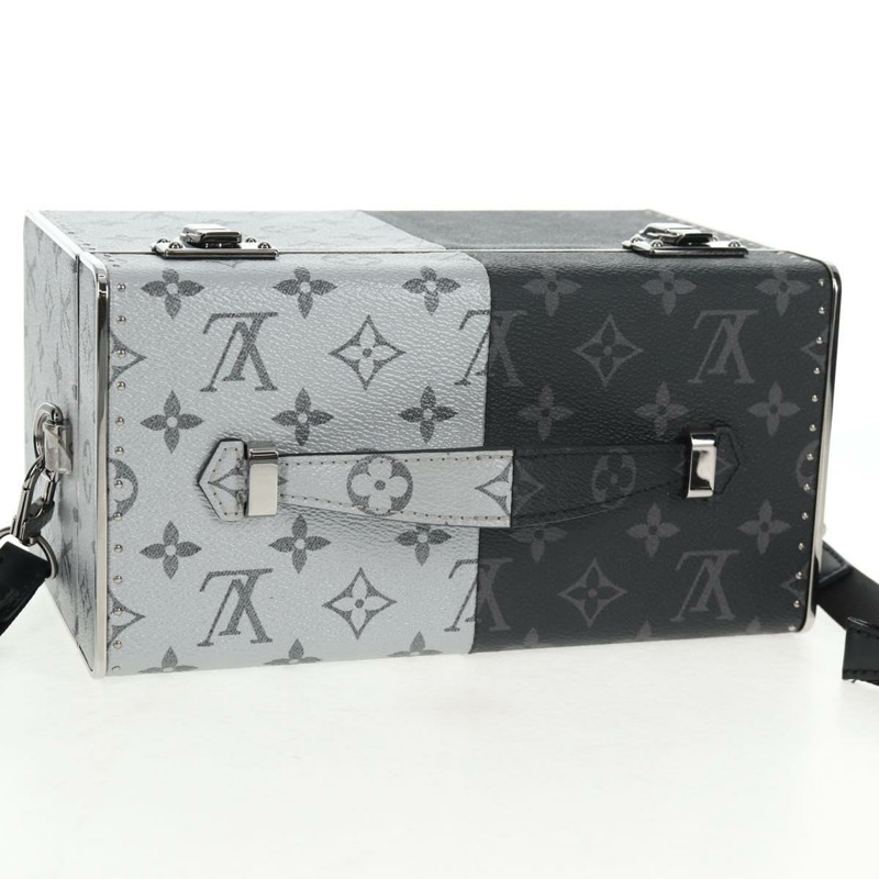 【日本直送】路易威登 Monogram Eclipse Split 迷你箱型行李箱包 M21022 LV 授權 141164SM-6