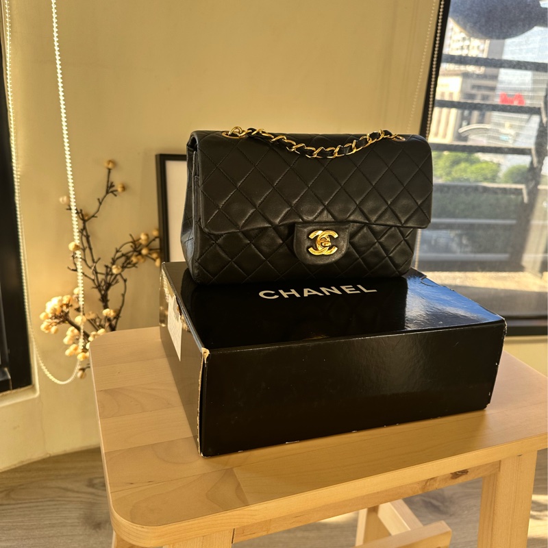 Chanel CF23 Classic Flap 23 黑金配色-2