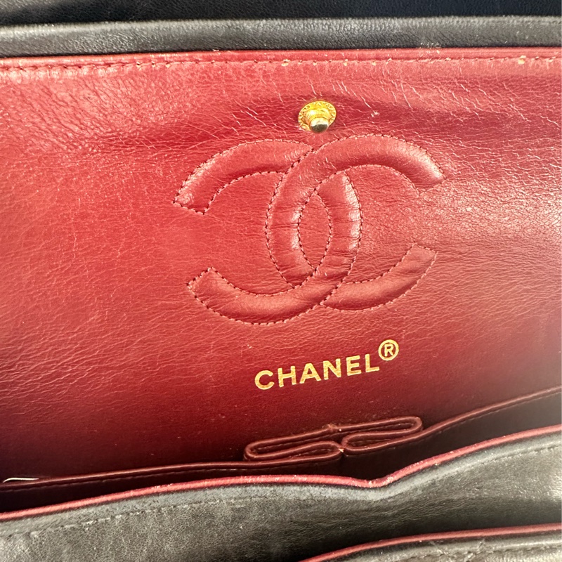 Chanel CF23 Classic Flap 23 黑金配色-14