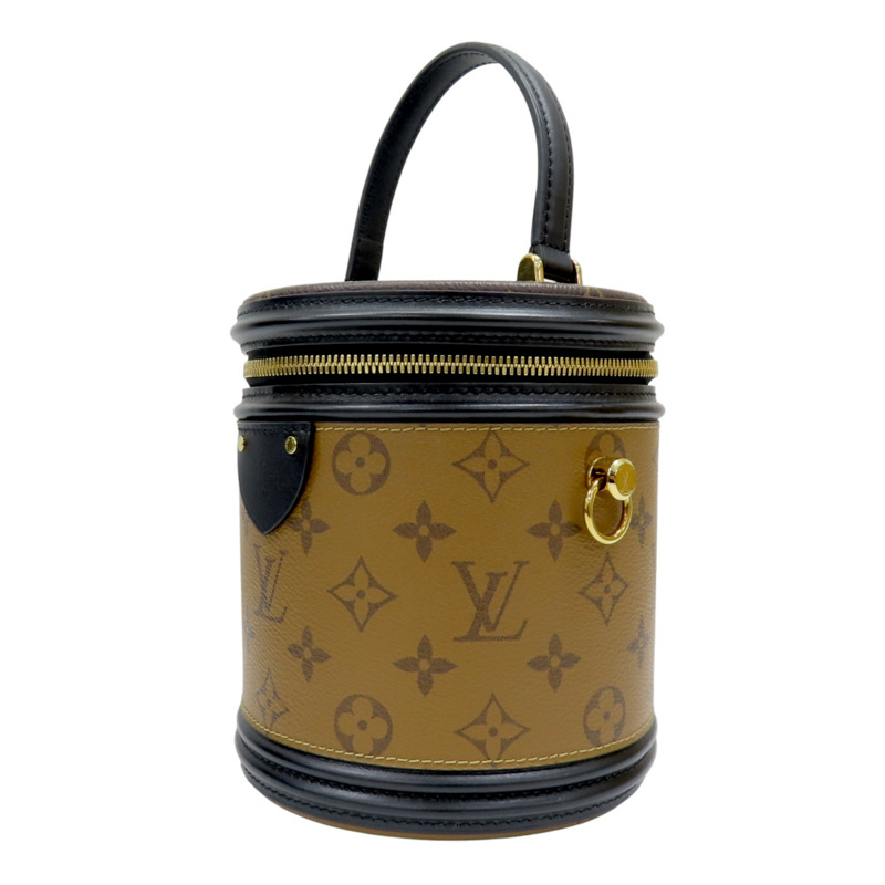 棕色 原花 Reverse 帆布 Cannes 兩用包【LOUIS VUITTON LV 路易威登】 M43986-2