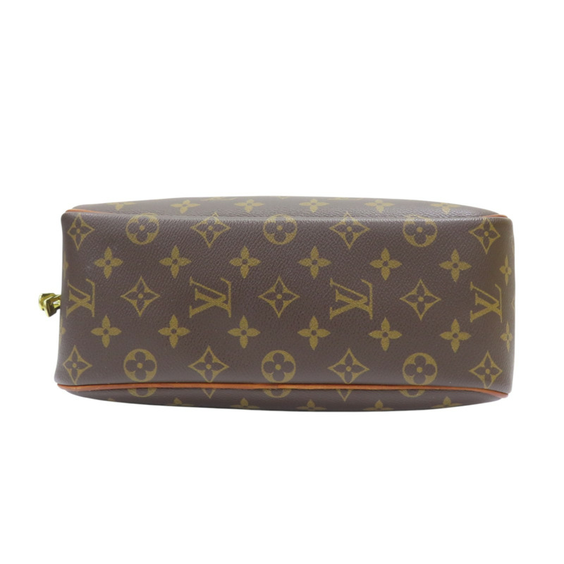 棕色 原花 帆布 Trouville 手提包 (有氣味) 【LOUIS VUITTON LV 路易威登】 M42228-3