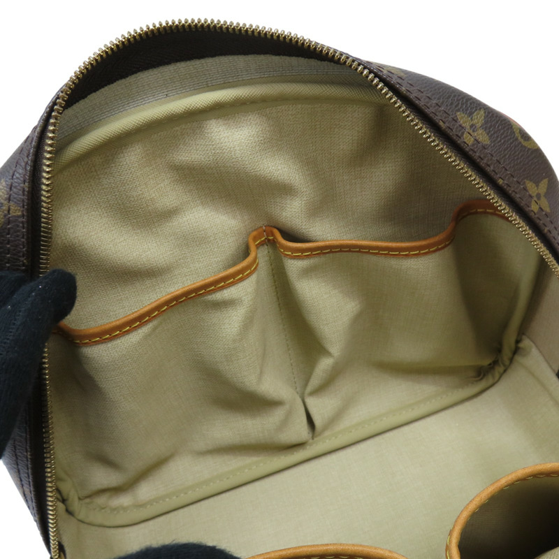 棕色 原花 帆布 Trouville 手提包 (有氣味) 【LOUIS VUITTON LV 路易威登】 M42228-5