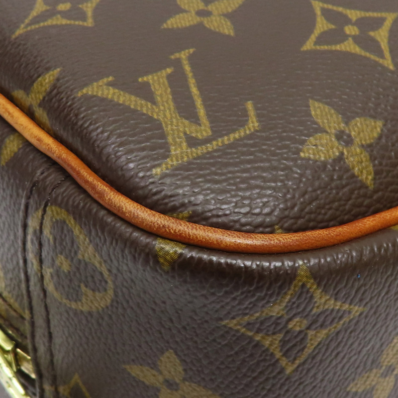 棕色 原花 帆布 Trouville 手提包 (有氣味) 【LOUIS VUITTON LV 路易威登】 M42228-11