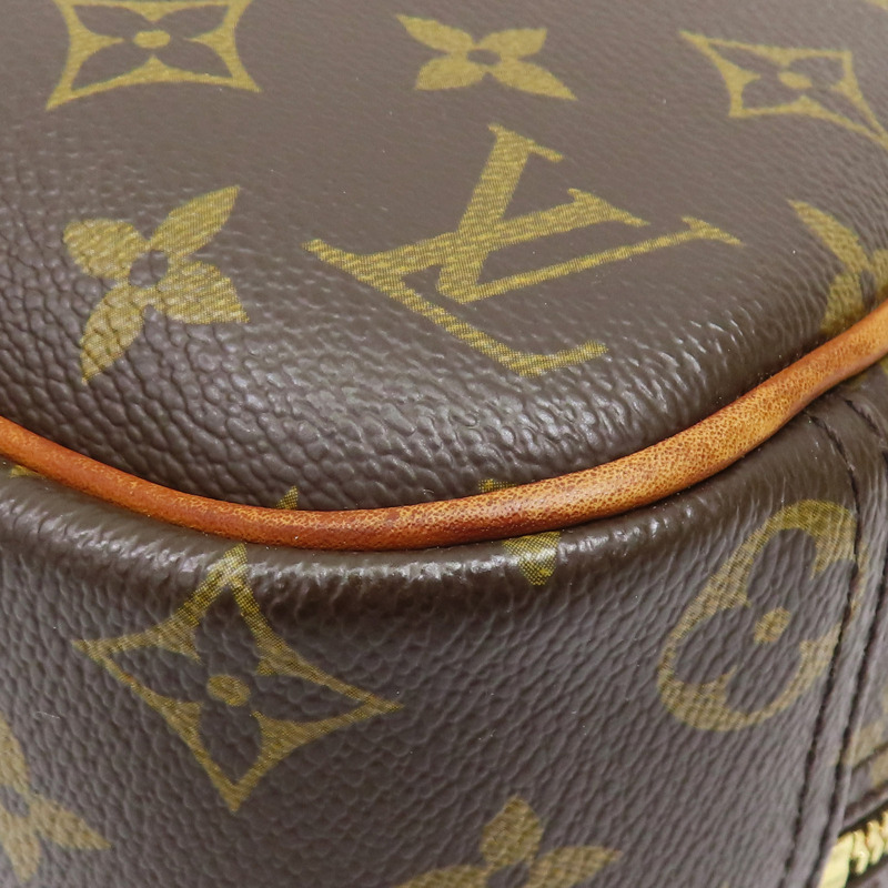 棕色 原花 帆布 Trouville 手提包 (有氣味) 【LOUIS VUITTON LV 路易威登】 M42228-12