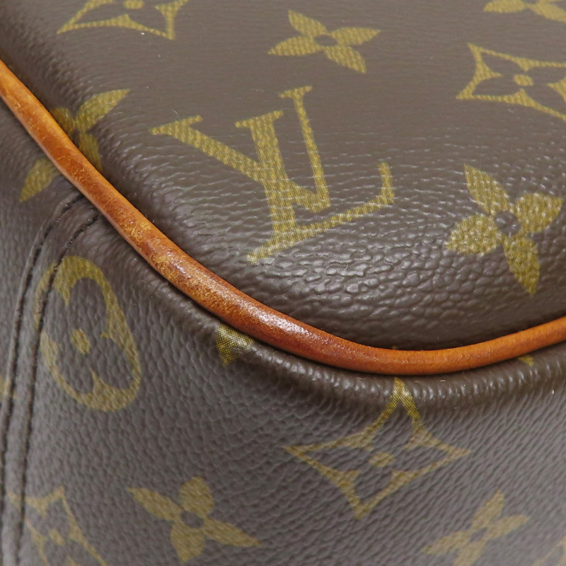 棕色 原花 帆布 Trouville 手提包 (有氣味) 【LOUIS VUITTON LV 路易威登】 M42228-13