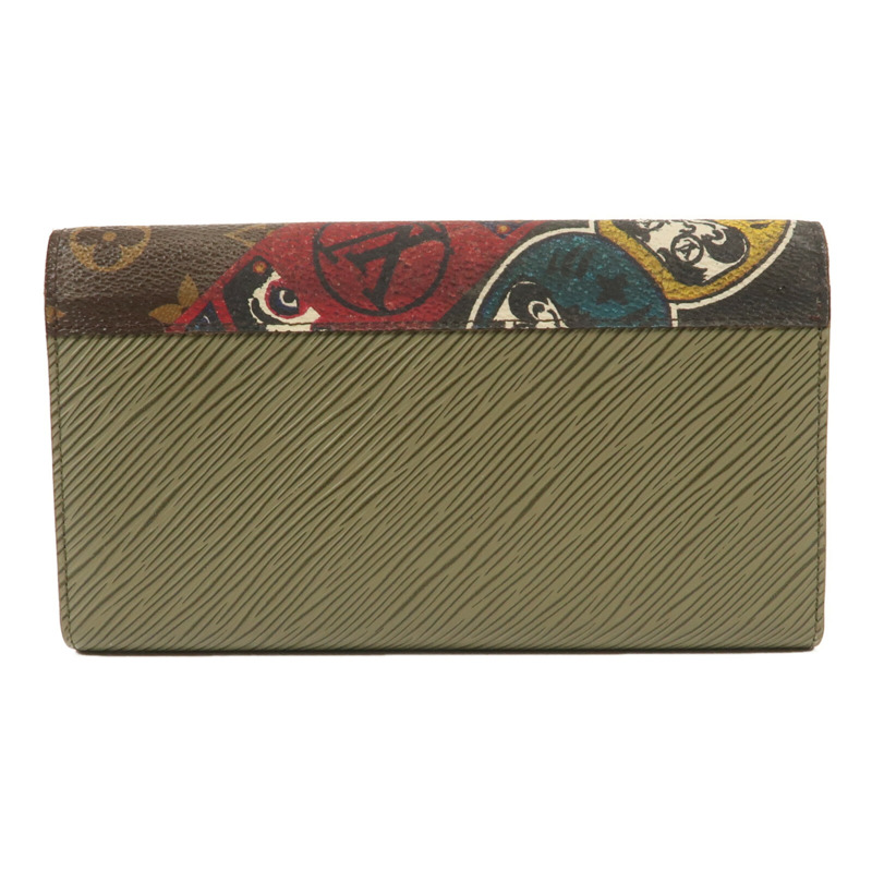 LOUIS VUITTON Monogram LV x Kansai Yamamoto Kabuki Wallet金扣長錢包-1