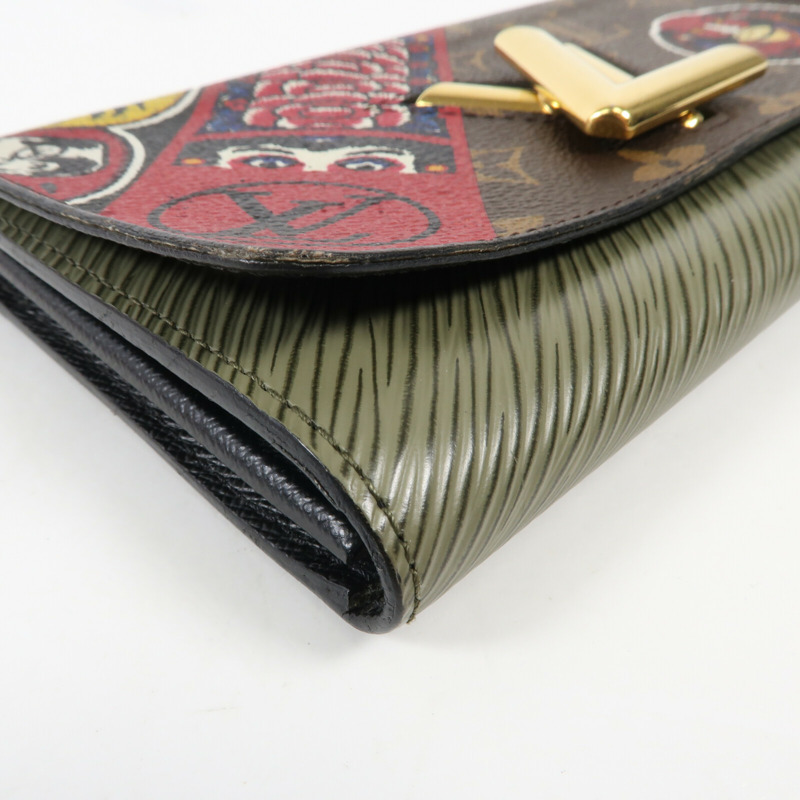 LOUIS VUITTON Monogram LV x Kansai Yamamoto Kabuki Wallet金扣長錢包-10