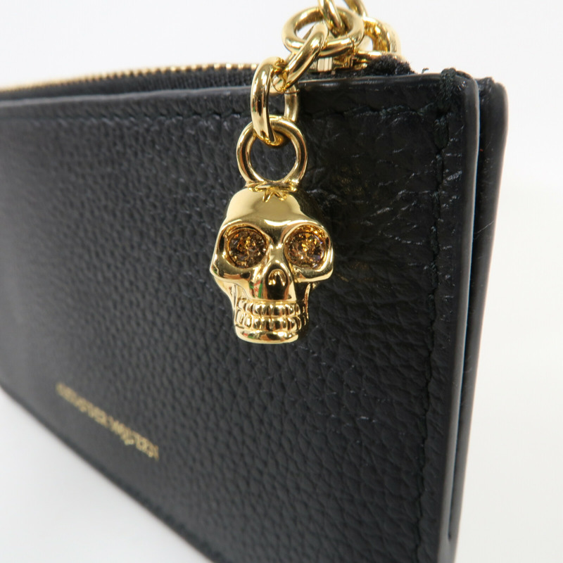 Alexander McQueen 牛皮皮革Card Case金扣卡片套-3