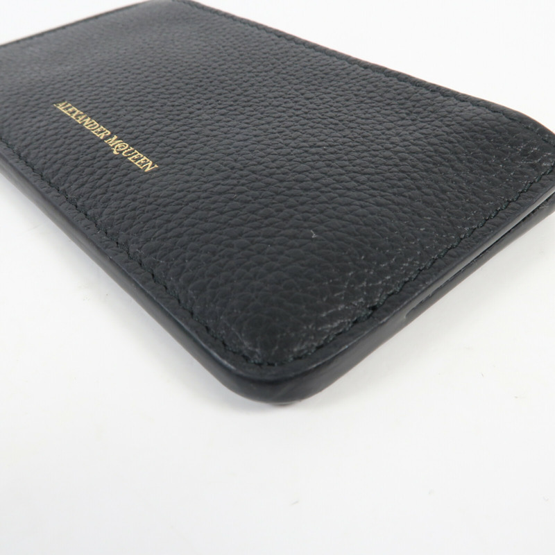 Alexander McQueen 牛皮皮革Card Case金扣卡片套-11