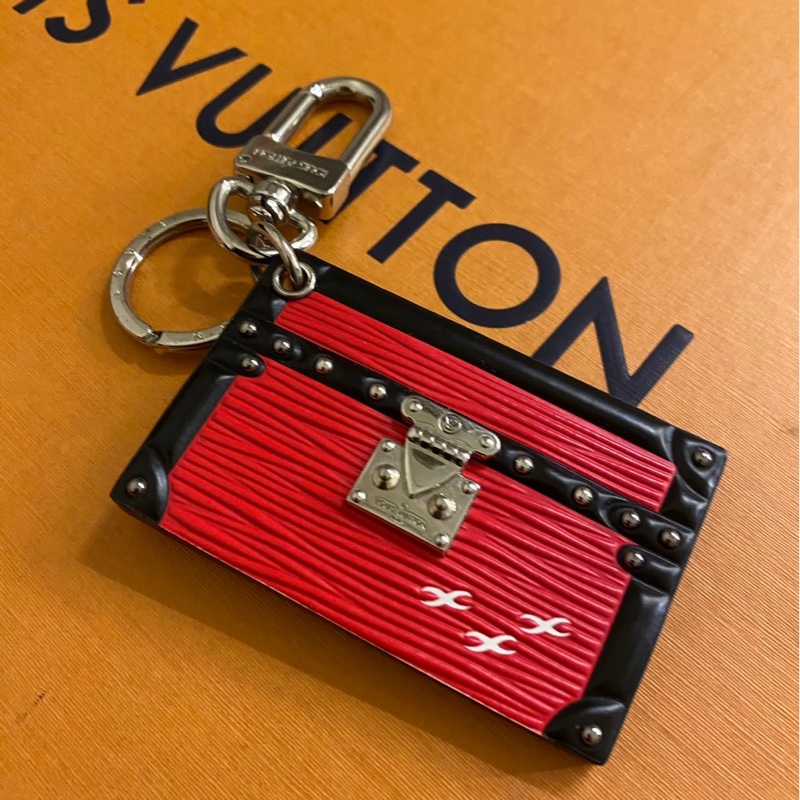 Lousi Vuitton Epi Petite Malle Key Ring M00005 小硬箱鑰匙圈 掛飾吊飾-2