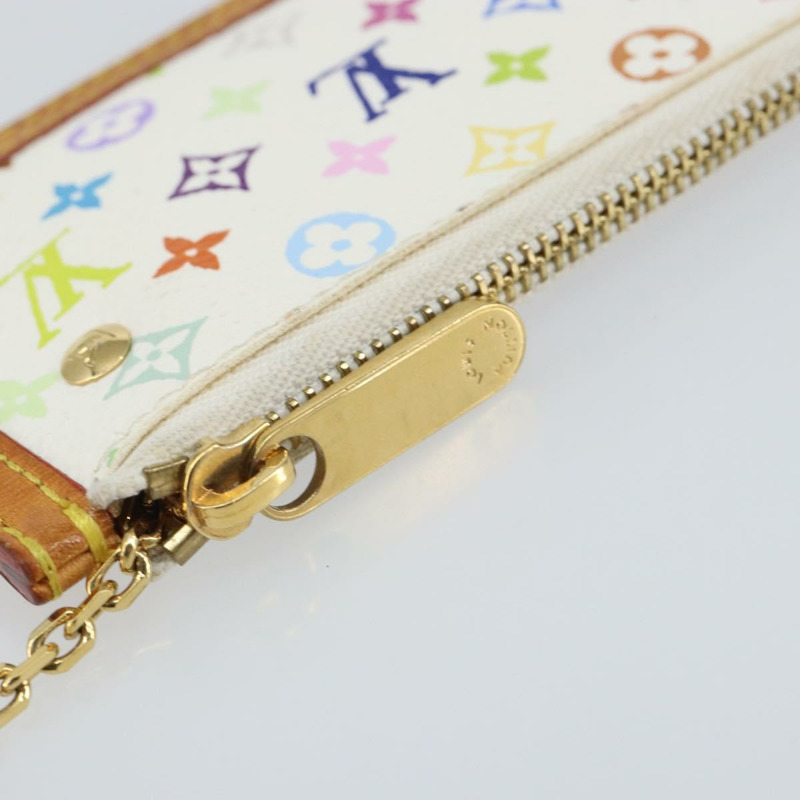 【日本直送】路易威登多色 Pochette Cles 零錢包白色 M92655 LV 授權 143155-8
