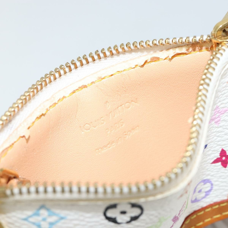 【日本直送】路易威登多色 Pochette Cles 零錢包白色 M92655 LV 授權 143155-9