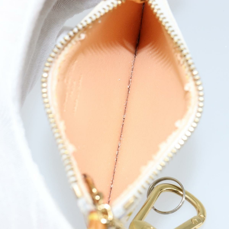 【日本直送】路易威登多色 Pochette Cles 零錢包白色 M92655 LV 授權 143155-10