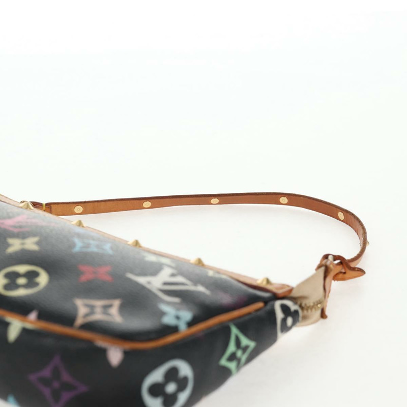 【日本直送】路易威登 Monogram 多色 Pochette 手拿包 黑色 M92648 LV 授權 144298V-13
