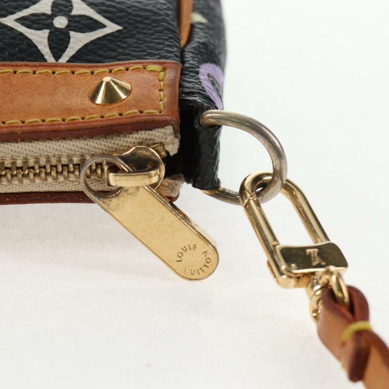 【日本直送】路易威登 Monogram 多色 Pochette 手拿包 黑色 M92648 LV 授權 144298V-19