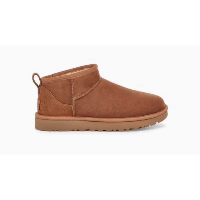 UGG CLASSIC ULTRA MINI 羊毛保暖短靴 us6-0