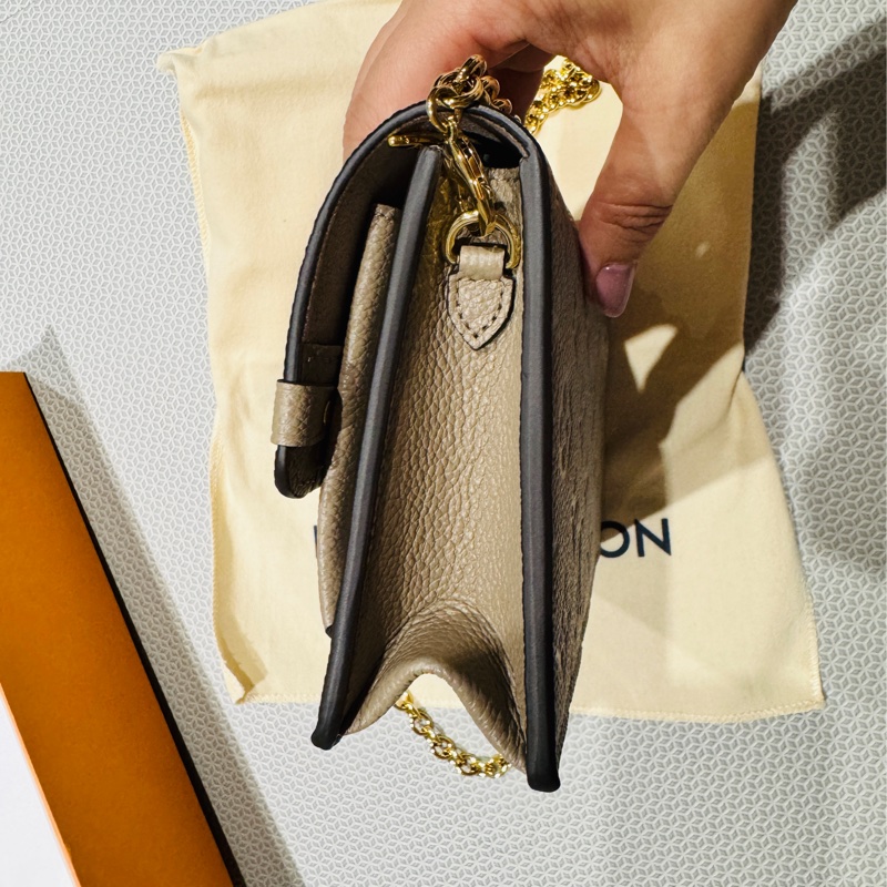 LV M69423 經典 VAVIN 系列Empreinte 壓花牛皮肩/斜背包(絕版斑鳩灰色)-10