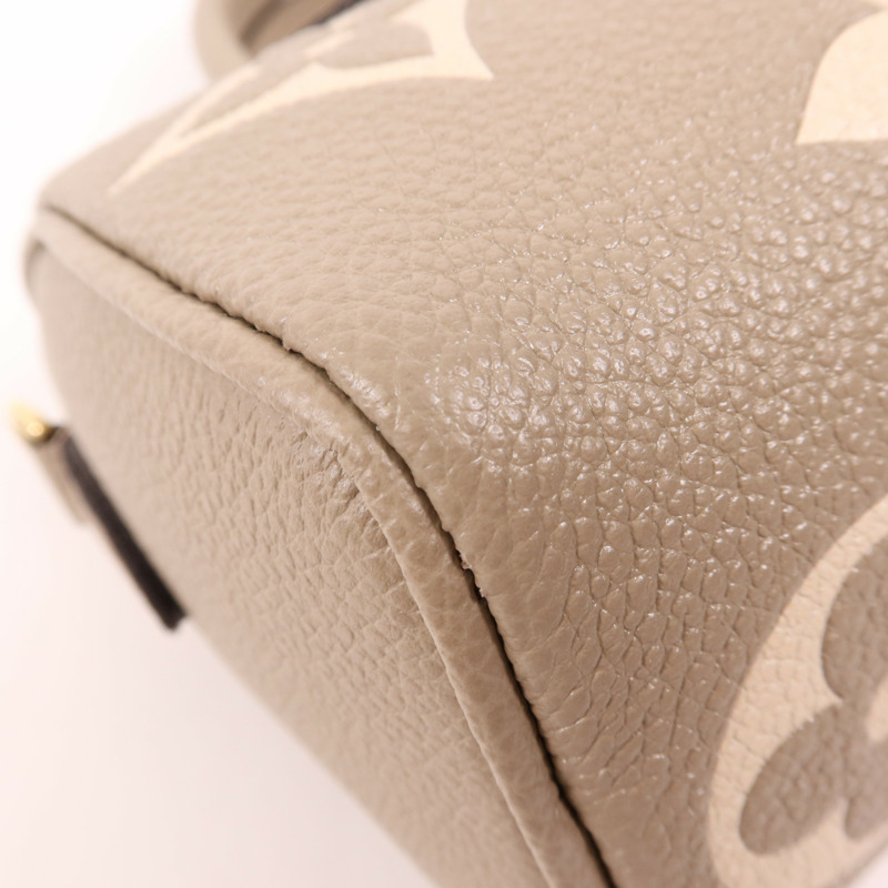 LOUIS VUITTON Monogram Empreinte Nano Speedy金扣手挽肩背兩用袋-6