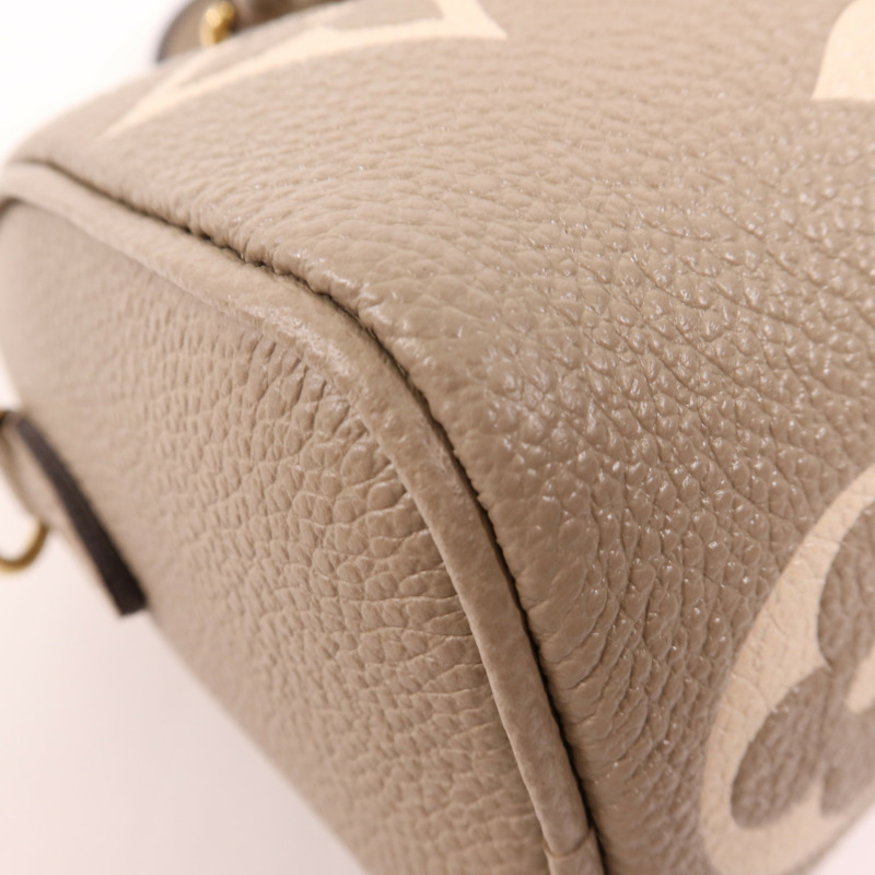LOUIS VUITTON Monogram Empreinte Nano Speedy金扣手挽肩背兩用袋-8