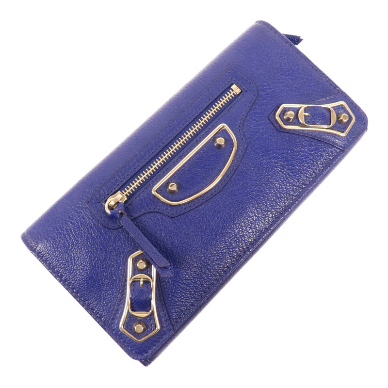 BALENCIAGA 牛皮皮革Long Wallet金扣長錢包-2