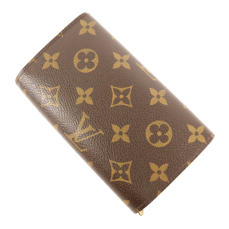 LOUIS VUITTON Monogram Porte Monnaie金扣錢包-3