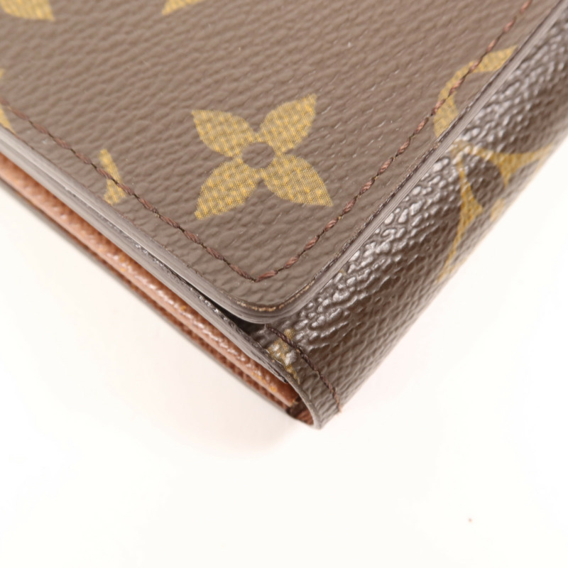 LOUIS VUITTON Monogram Porte Monnaie金扣錢包-8