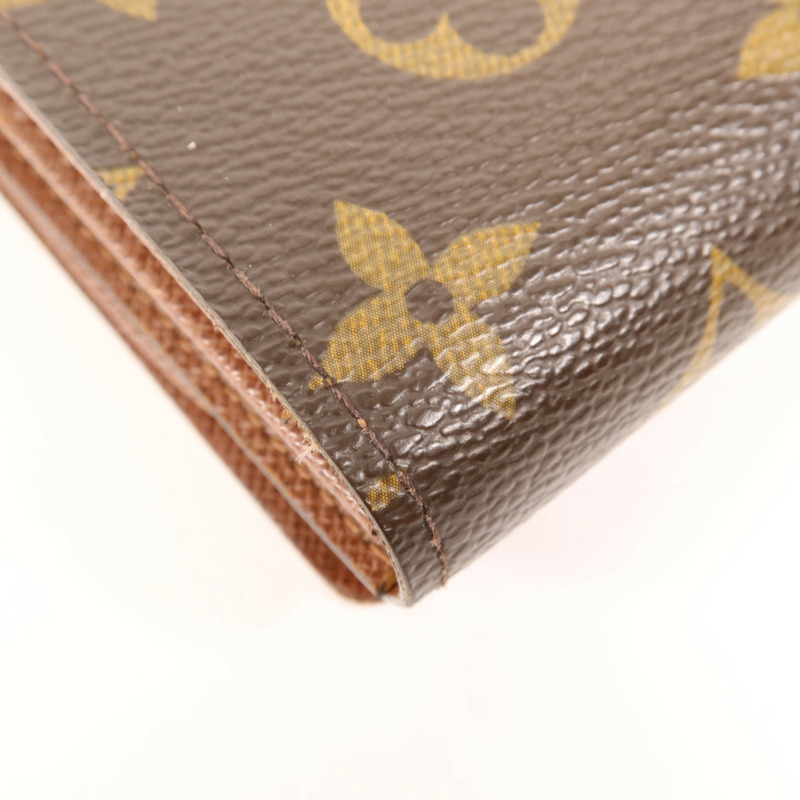 LOUIS VUITTON Monogram Porte Monnaie金扣錢包-10