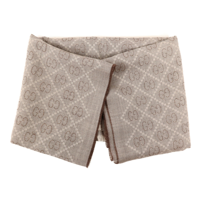 GUCCI 絲質/羊毛Scarf圍巾-3