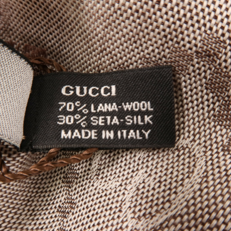 GUCCI 絲質/羊毛Scarf圍巾-5