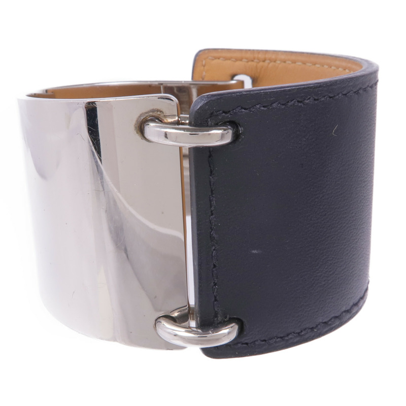 HERMES 牛皮皮革/金屬Bracelet手帶-2
