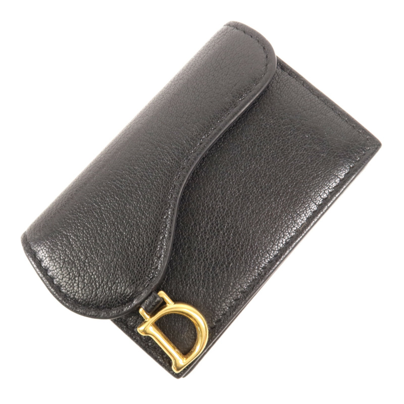 Dior 牛皮皮革Wallet金扣錢包-2