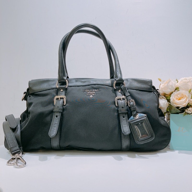 TW4478 PRADA 普拉達經典尼龍兩用包包TESSUTO NYLON HANDBAG-0
