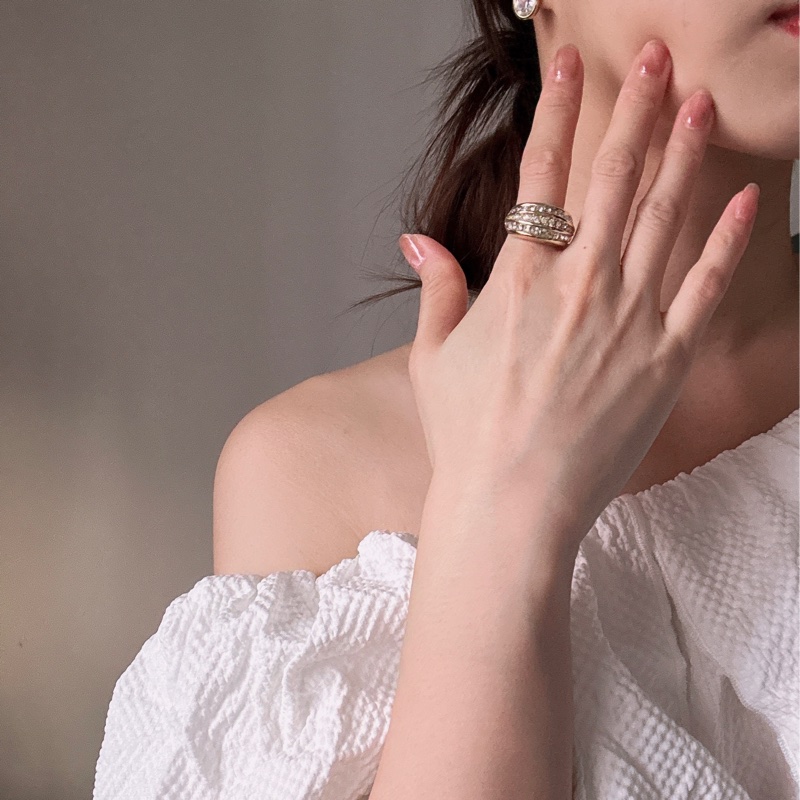 Vintage Christian Dior Free size ring 閃石戒指 指環 不限尺寸-0