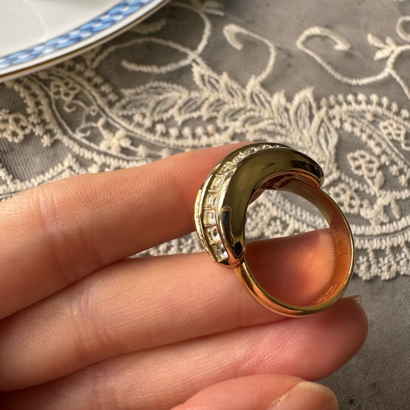 Vintage Christian Dior Free size ring 閃石戒指 指環 不限尺寸-7