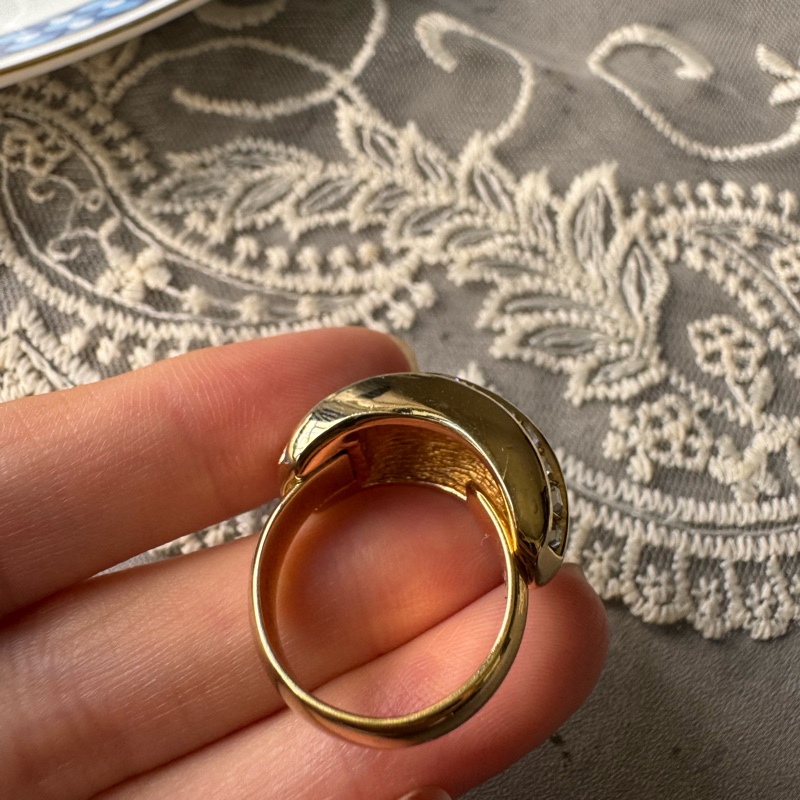Vintage Christian Dior Free size ring 閃石戒指 指環 不限尺寸-9