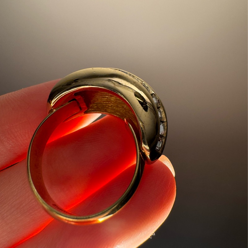 Vintage Christian Dior Free size ring 閃石戒指 指環 不限尺寸-13