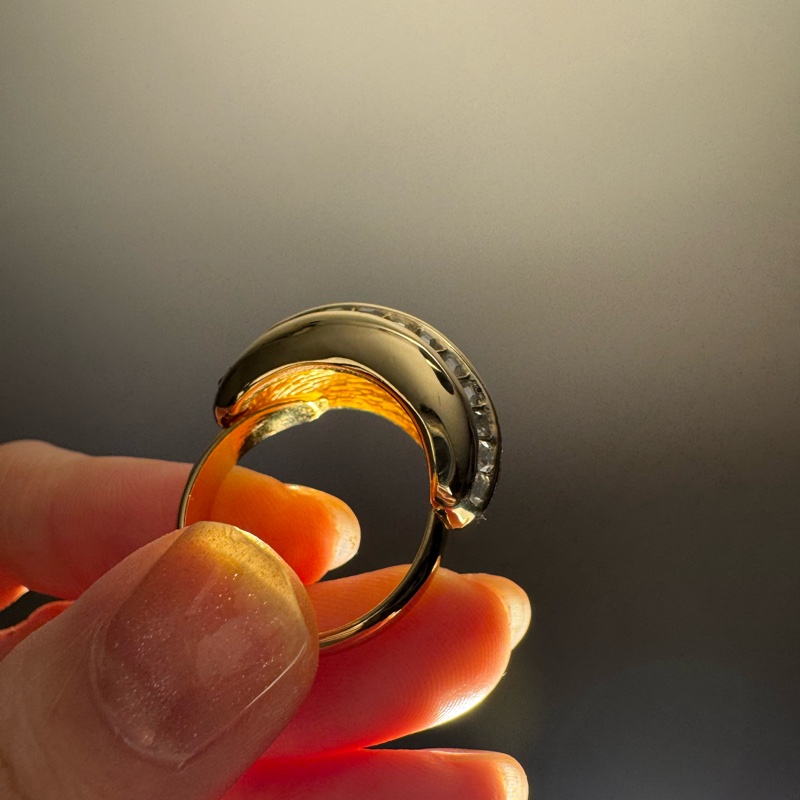 Vintage Christian Dior Free size ring 閃石戒指 指環 不限尺寸-15