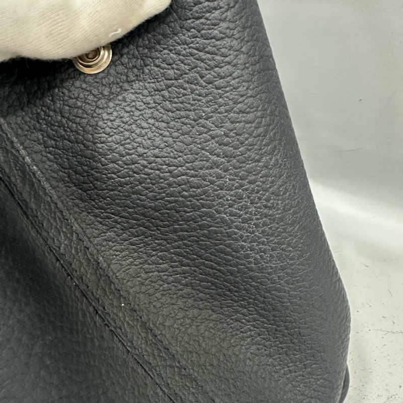 特價出清✨hermes 黑皮銀釦花園派對 garden party 36 X刻-37