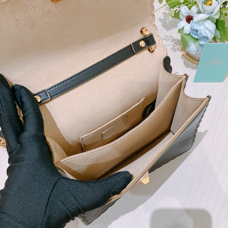 TK1822 Fendi芬迪斜挎/單肩黑色小包 Kan I 8M0381Small Handbags Black X GHW-14