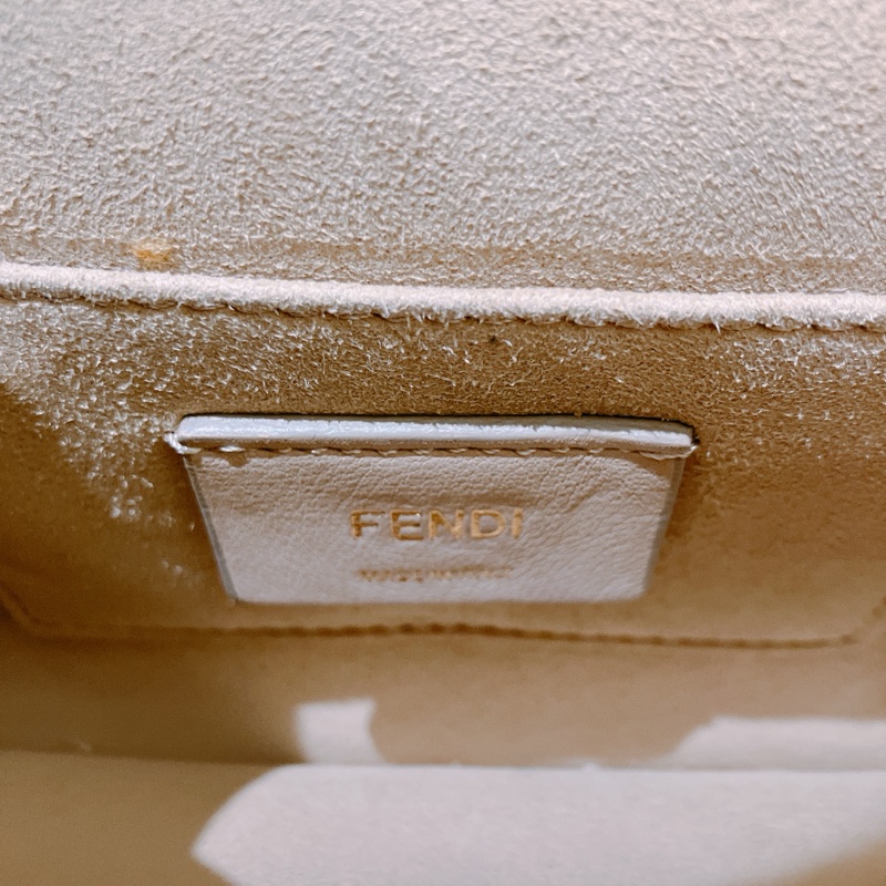 TK1822 Fendi芬迪斜挎/單肩黑色小包 Kan I 8M0381Small Handbags Black X GHW-15