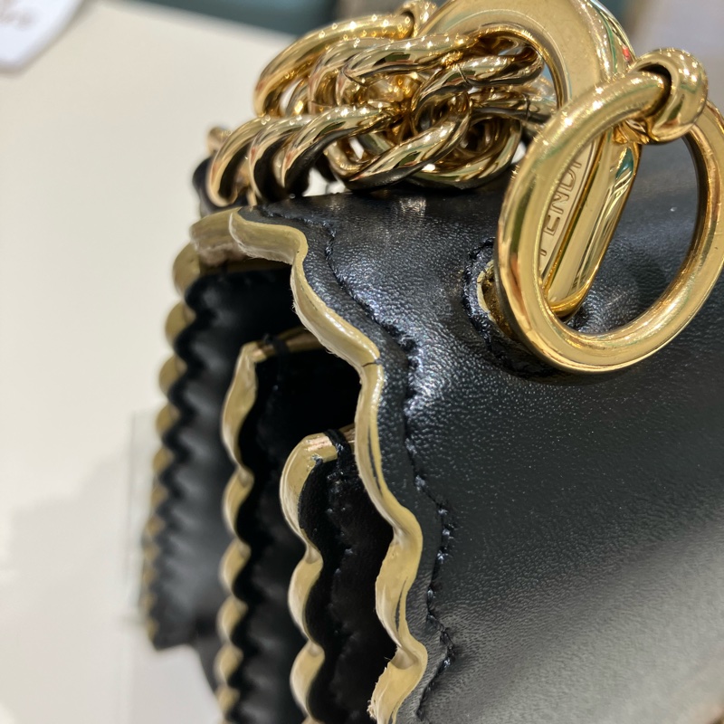 TK1822 Fendi芬迪斜挎/單肩黑色小包 Kan I 8M0381Small Handbags Black X GHW-53