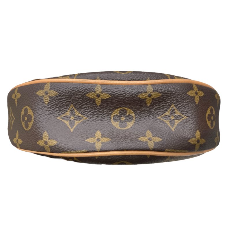 LOUIS VUITTON 路易威登 M81098 LOOP 月亮包/彎月包 PVC帆布 老花 棕色 金釦-6