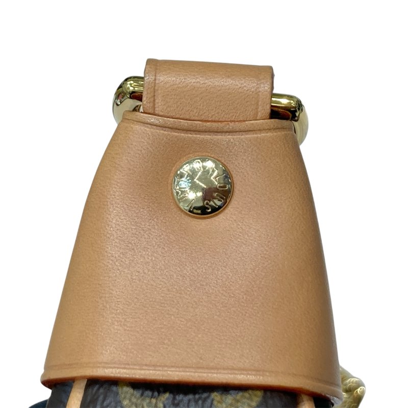 LOUIS VUITTON 路易威登 M81098 LOOP 月亮包/彎月包 PVC帆布 老花 棕色 金釦-13
