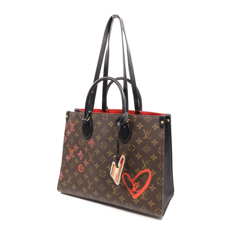 LOUIS VUITTON Monogram On The Go Fall In Love金扣手挽肩背兩用袋-2