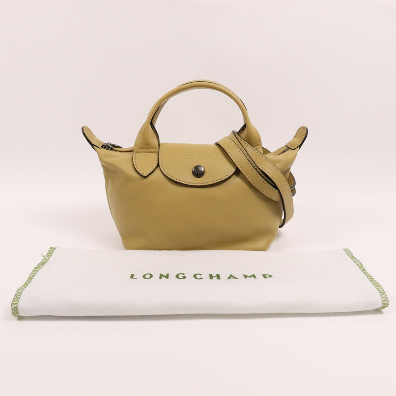 Longchamp 羊皮皮革2Way Shoulder Bag手挽肩背兩用袋-9