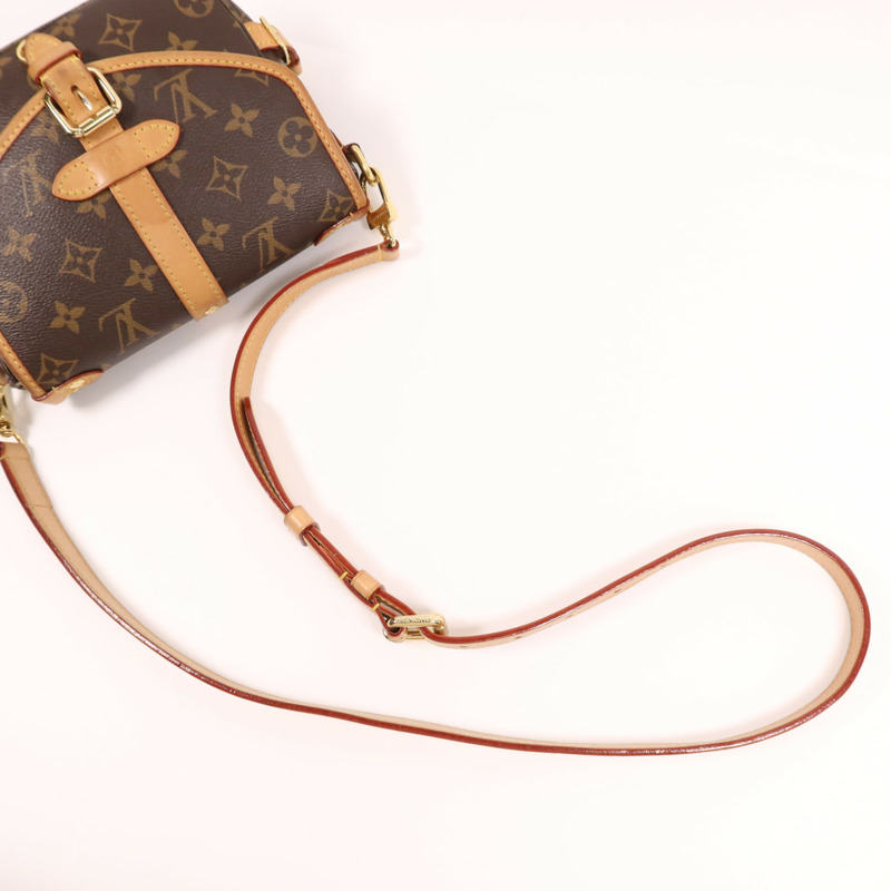 LOUIS VUITTON Monogram Saumur BB金扣手挽肩背兩用袋-5