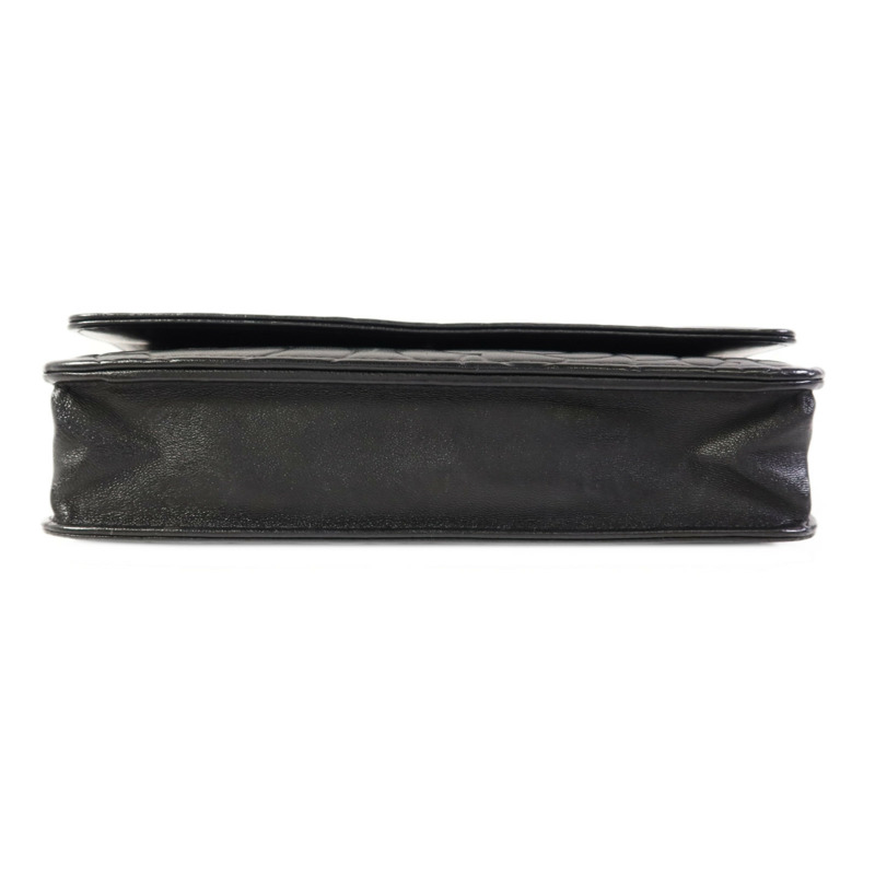 CHANEL 羊皮皮革WOC Wallet On Chain銀扣鏈帶肩背袋-3